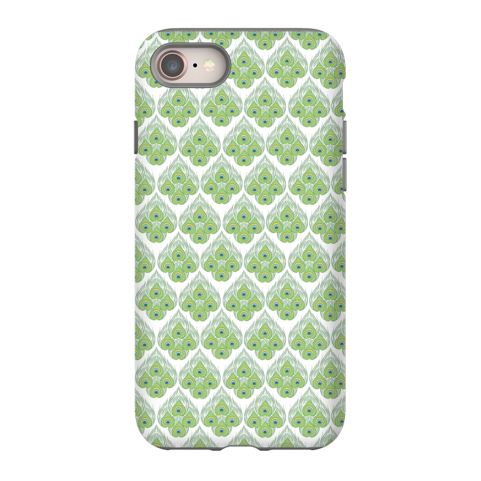 iPhone SE StrongFit green peacock love  by MALLIKA