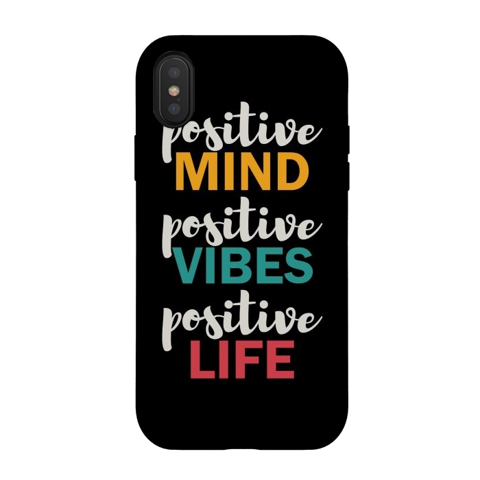 iPhone Xs / X StrongFit Positive Life by TMSarts