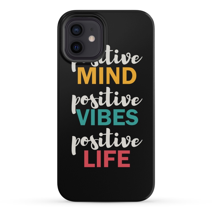 iPhone 12 mini StrongFit Positive Life by TMSarts