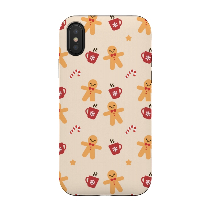 iPhone Xs / X StrongFit ginger bread love 3  by MALLIKA