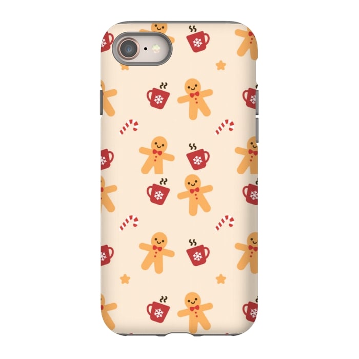iPhone 8 StrongFit ginger bread love 3  by MALLIKA