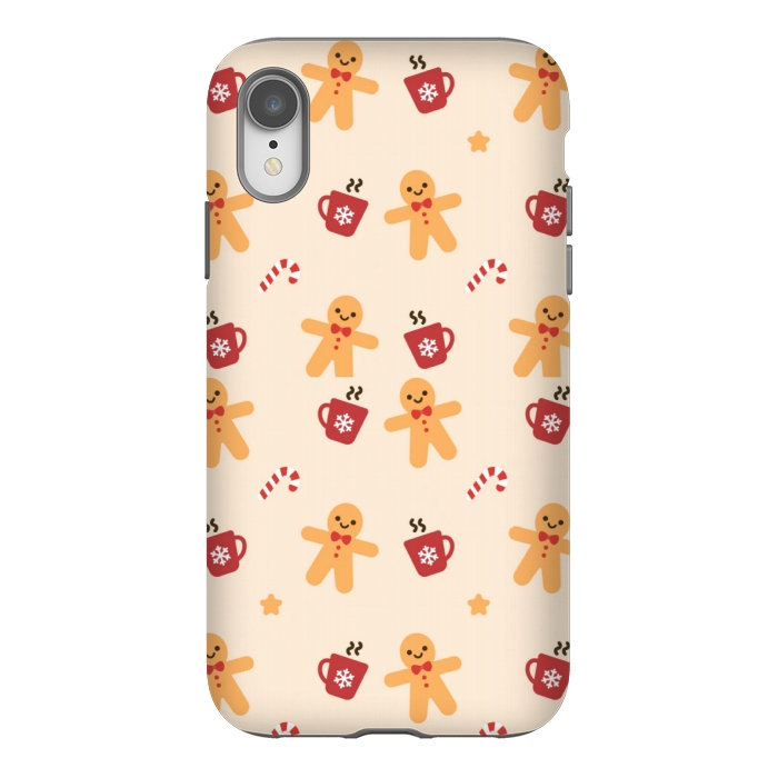 iPhone Xr StrongFit ginger bread love 3  by MALLIKA