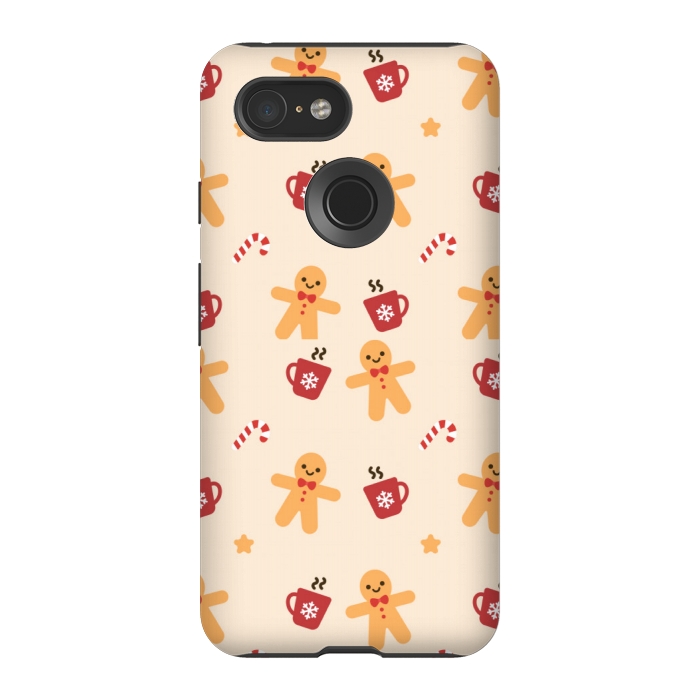 Pixel 3 StrongFit ginger bread love 3  by MALLIKA