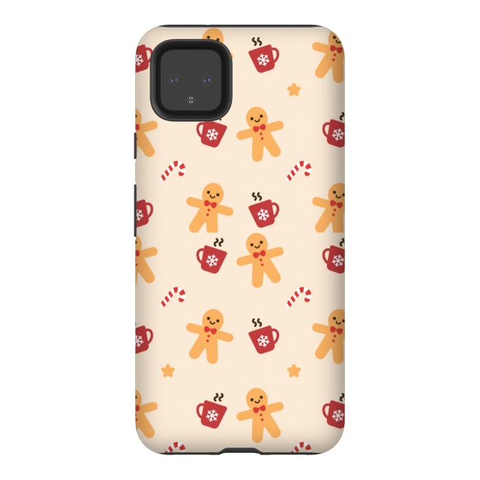 Pixel 4XL StrongFit ginger bread love 3  by MALLIKA
