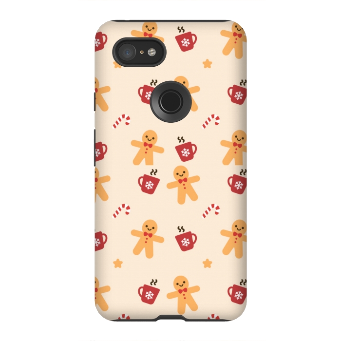 Pixel 3XL StrongFit ginger bread love 3  by MALLIKA