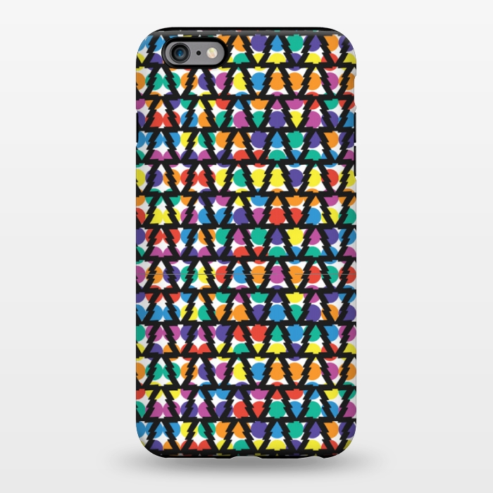 iPhone 6/6s plus StrongFit multi color christmas tree pattern by MALLIKA