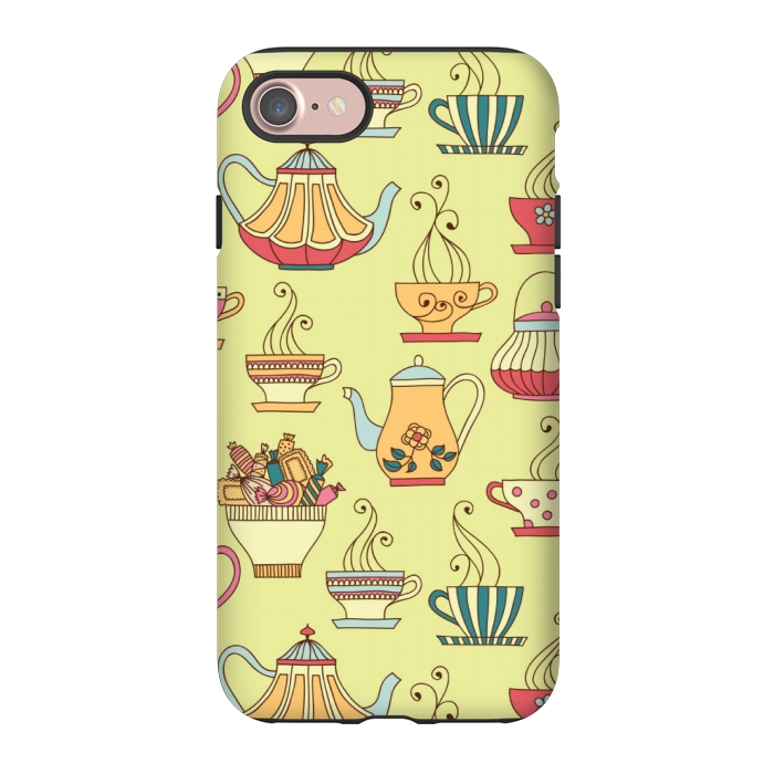 iPhone 7 StrongFit antique cups love by MALLIKA