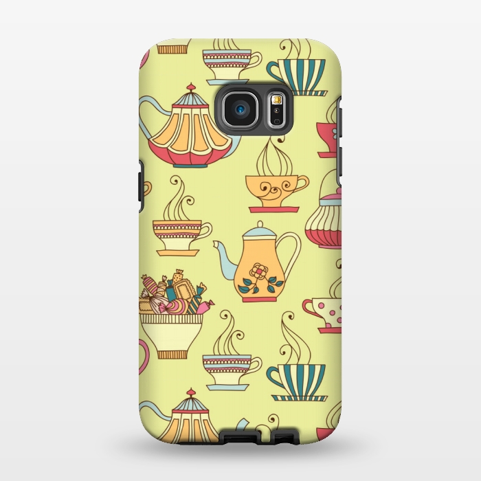 Galaxy S7 EDGE StrongFit antique cups love by MALLIKA