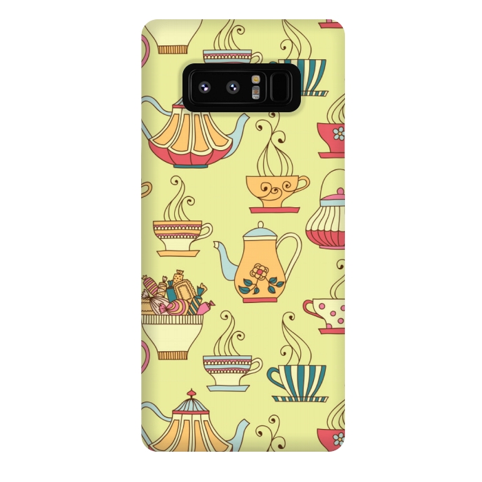 Galaxy Note 8 StrongFit antique cups love by MALLIKA