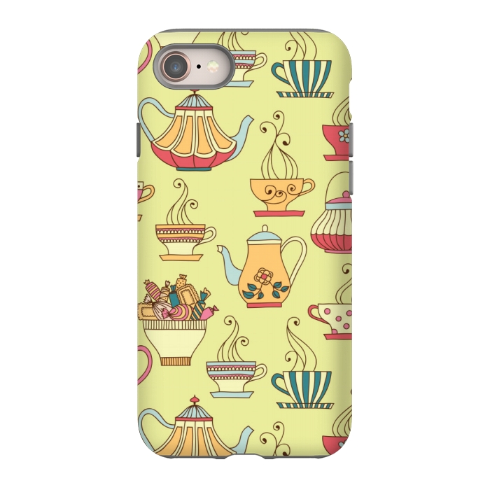 iPhone 8 StrongFit antique cups love by MALLIKA