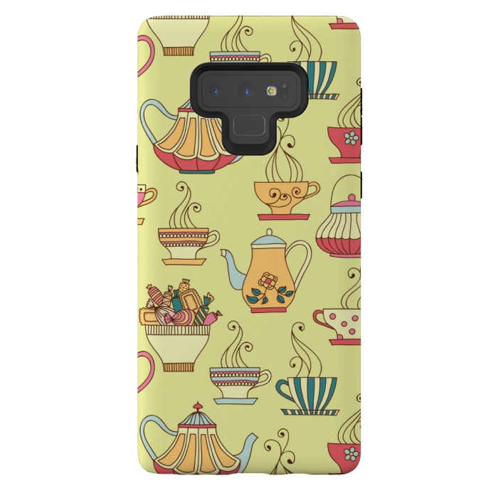 Galaxy Note 9 StrongFit antique cups love by MALLIKA