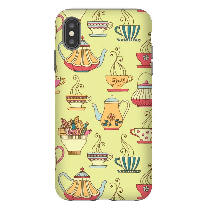 iPhone Xs Max StrongFit antique cups love by MALLIKA