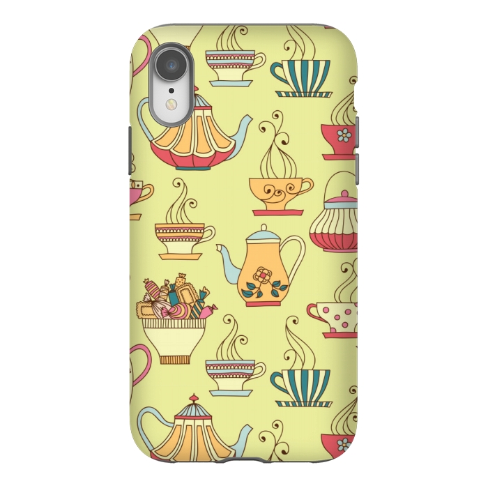 iPhone Xr StrongFit antique cups love by MALLIKA
