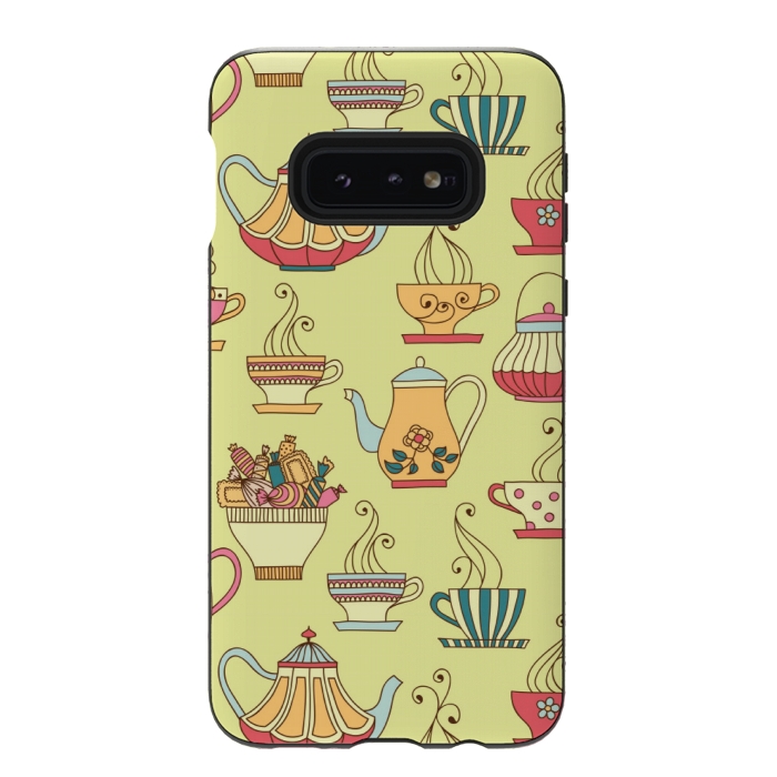 Galaxy S10e StrongFit antique cups love by MALLIKA