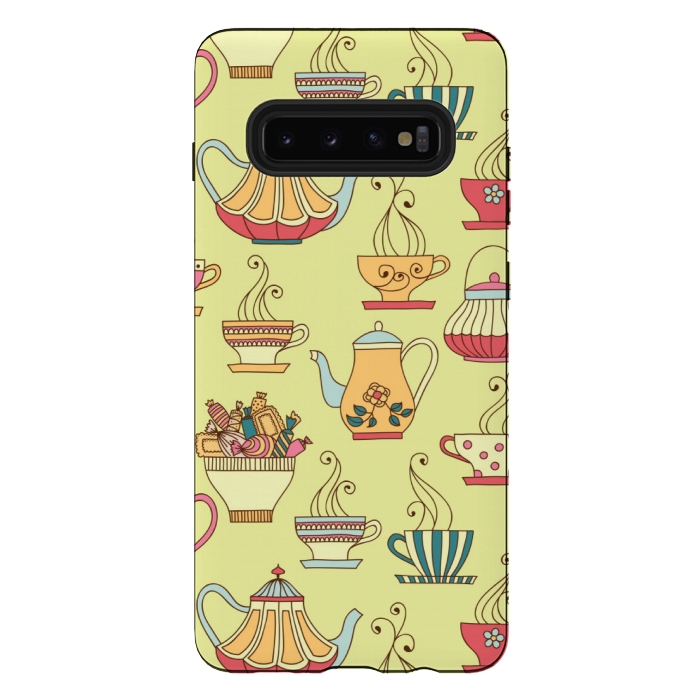 Galaxy S10 plus StrongFit antique cups love by MALLIKA