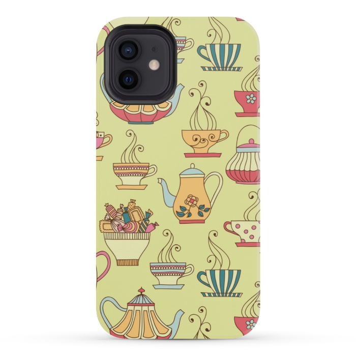 iPhone 12 mini StrongFit antique cups love by MALLIKA