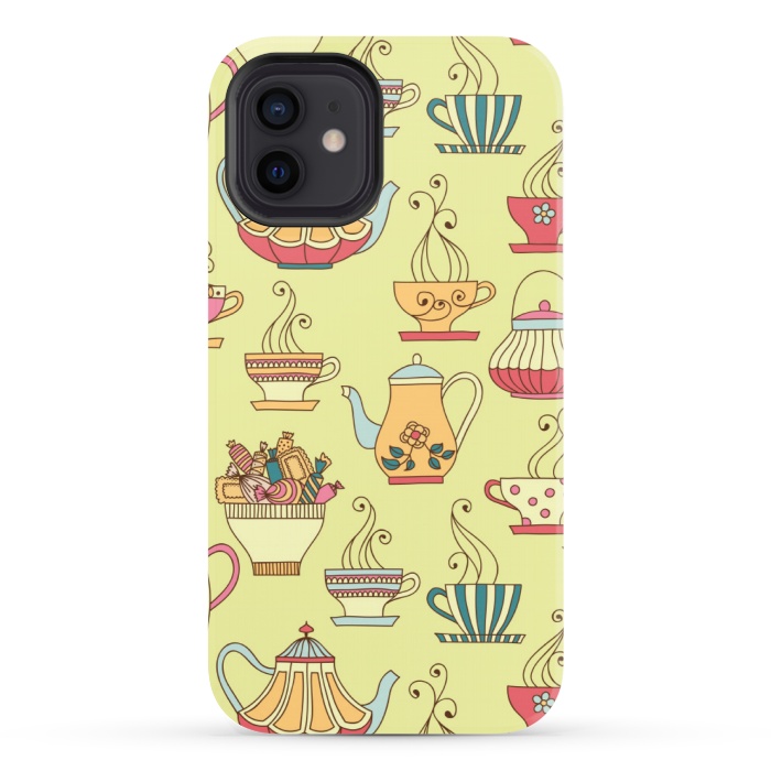 iPhone 12 StrongFit antique cups love by MALLIKA
