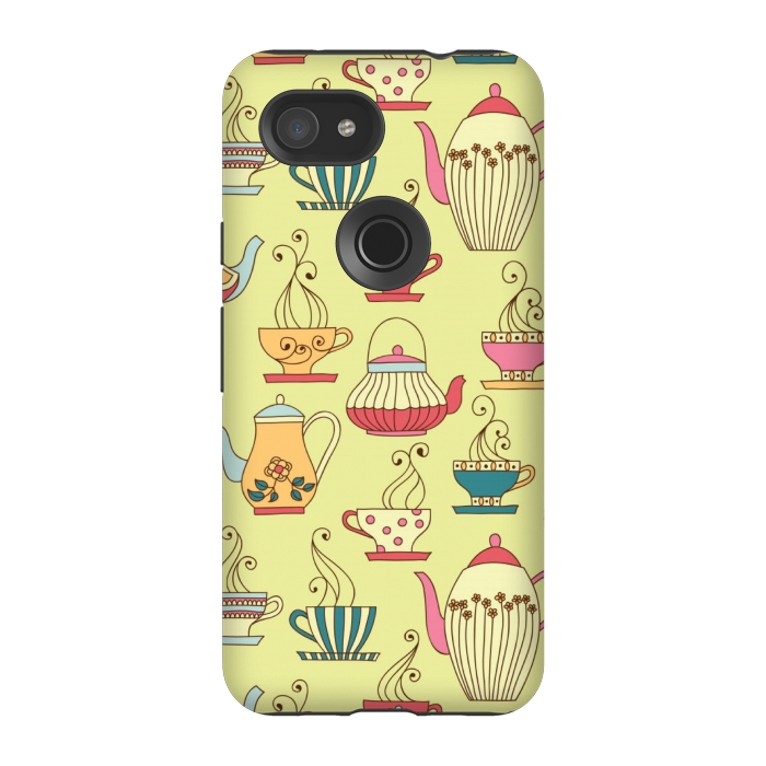 Pixel 3A StrongFit antique cups love by MALLIKA