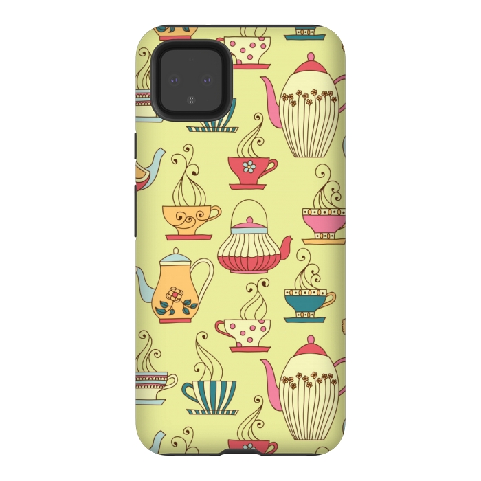 Pixel 4XL StrongFit antique cups love by MALLIKA