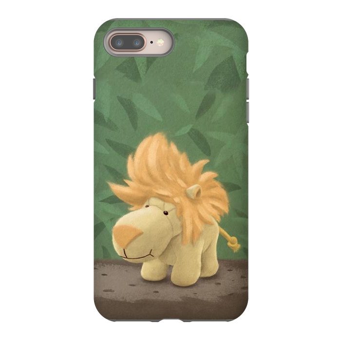 iPhone 7 plus StrongFit Cute lion by Laura Nagel