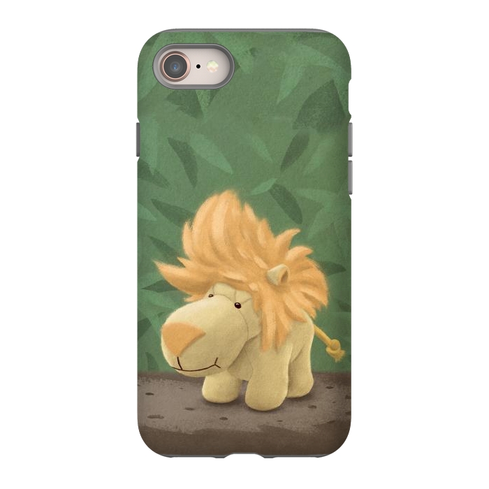 iPhone SE StrongFit Cute lion by Laura Nagel