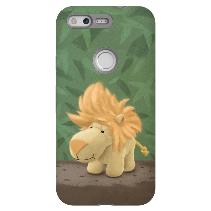 Pixel StrongFit Cute lion by Laura Nagel