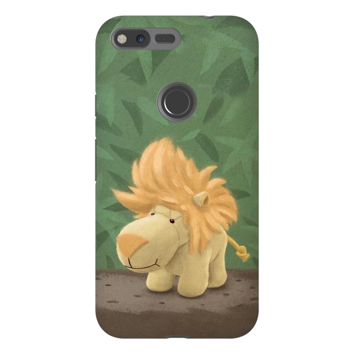 Pixel XL StrongFit Cute lion by Laura Nagel