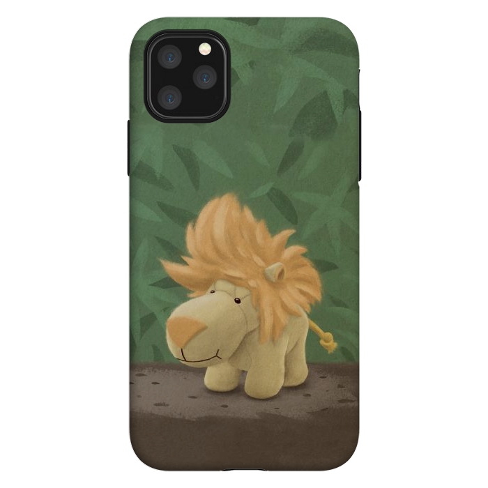 iPhone 11 Pro Max StrongFit Cute lion by Laura Nagel