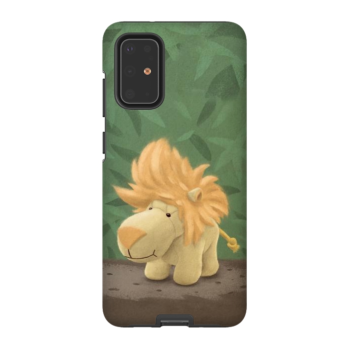 Galaxy S20 Plus StrongFit Cute lion by Laura Nagel