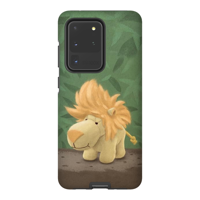 Galaxy S20 Ultra StrongFit Cute lion by Laura Nagel