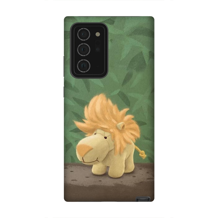 Galaxy Note 20 Ultra StrongFit Cute lion by Laura Nagel