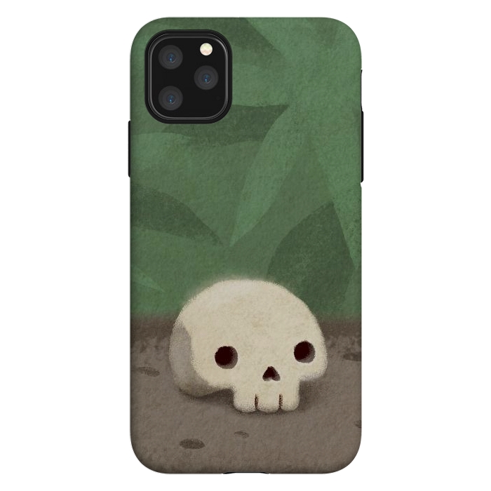 iPhone 11 Pro Max StrongFit Jungle skull by Laura Nagel