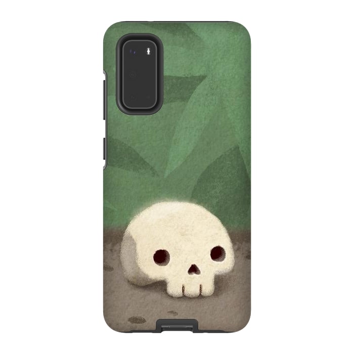Galaxy S20 StrongFit Jungle skull by Laura Nagel