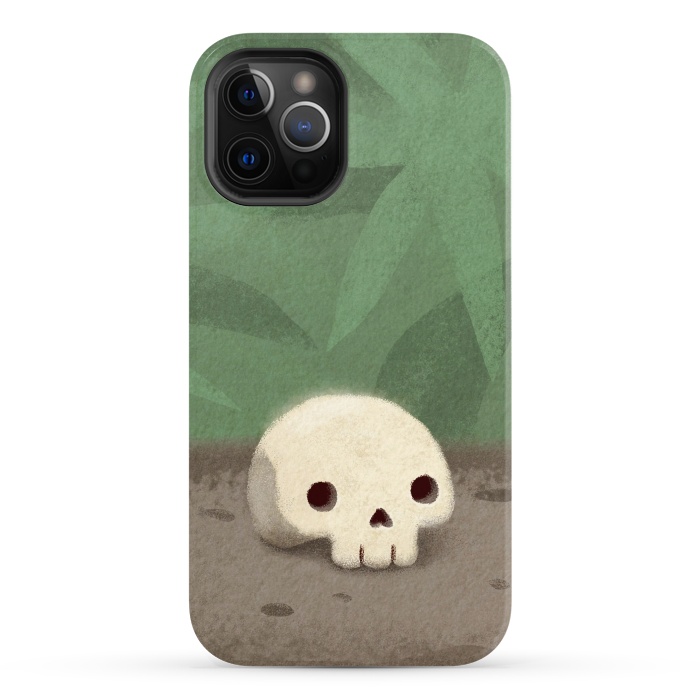iPhone 12 Pro Max StrongFit Jungle skull by Laura Nagel