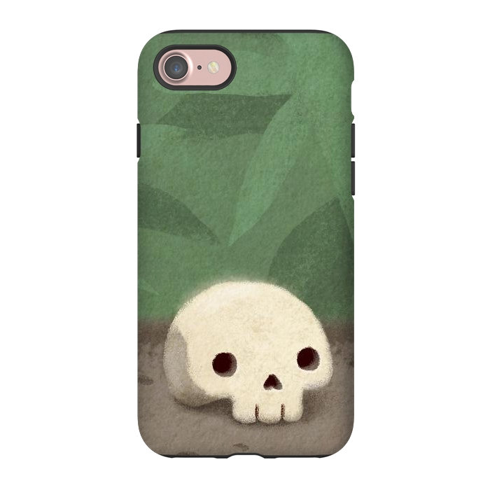 iPhone 7 StrongFit Jungle skull by Laura Nagel