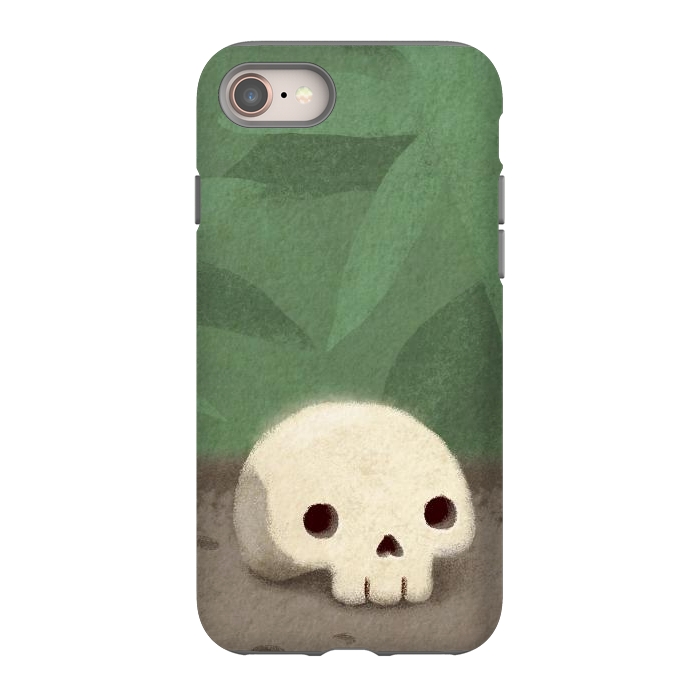 iPhone SE StrongFit Jungle skull by Laura Nagel