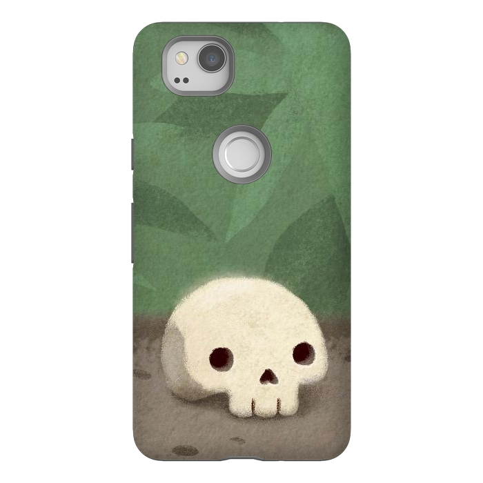Pixel 2 StrongFit Jungle skull by Laura Nagel