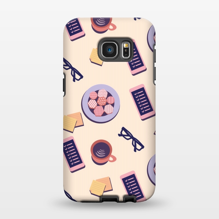 Galaxy S7 EDGE StrongFit cookies love 2 by MALLIKA