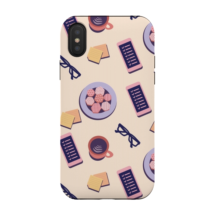 iPhone Xs / X StrongFit cookies love 2 by MALLIKA