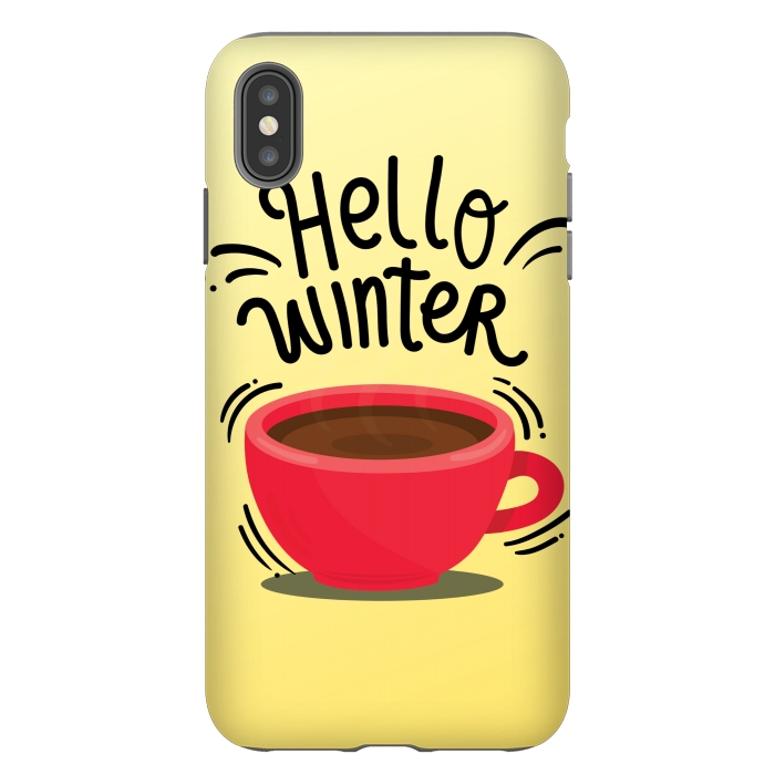 iPhone Xs Max StrongFit hello winter by MALLIKA