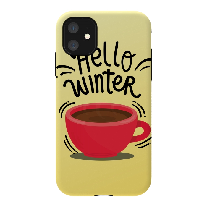 iPhone 11 StrongFit hello winter by MALLIKA