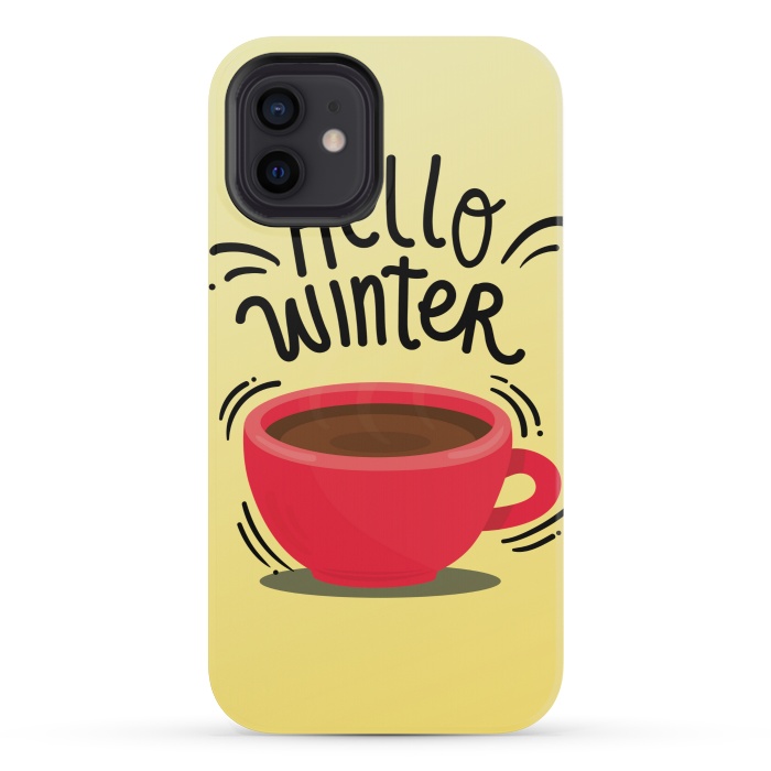 iPhone 12 mini StrongFit hello winter by MALLIKA