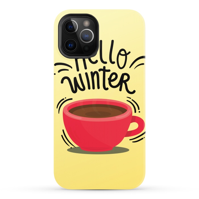 iPhone 12 Pro StrongFit hello winter by MALLIKA