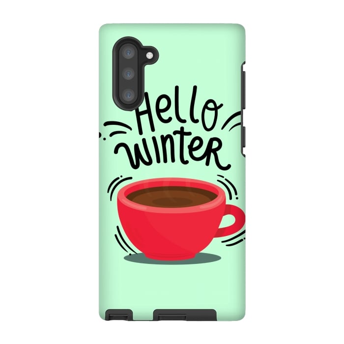 Galaxy Note 10 StrongFit hello winter by MALLIKA