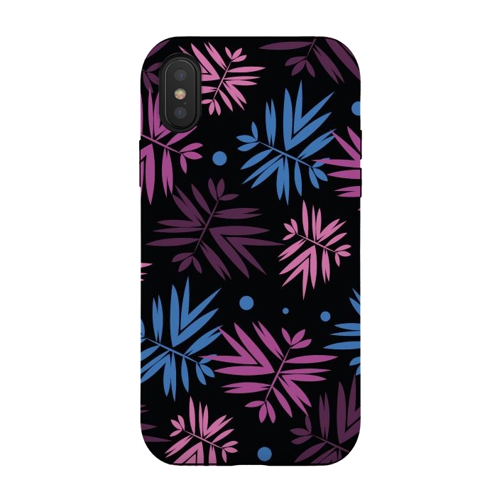 iPhone Xs / X StrongFit Stylize Leafy Texture 2 by Bledi