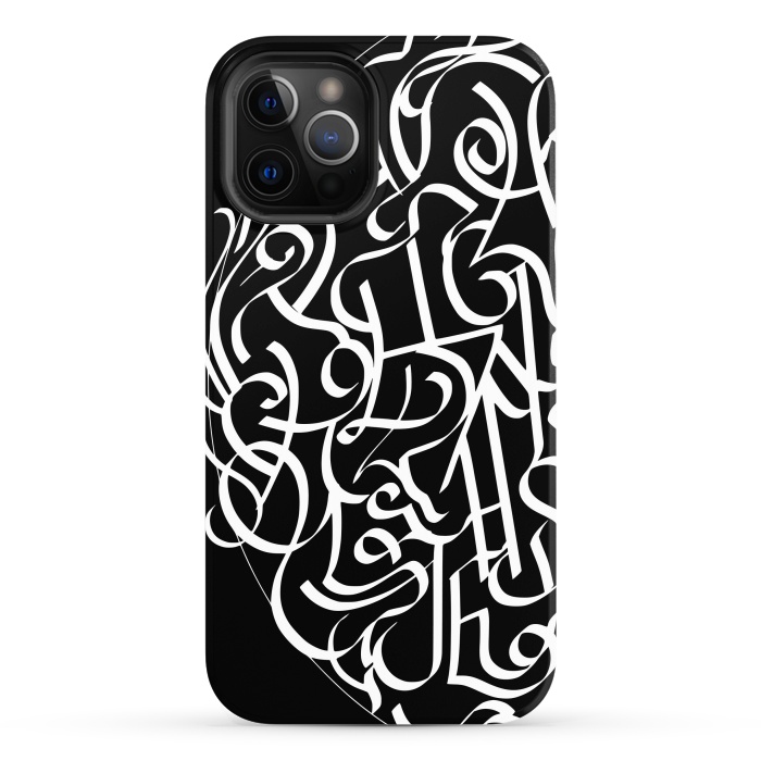 iPhone 12 Pro Max StrongFit Gothic Calligraphy by Josie