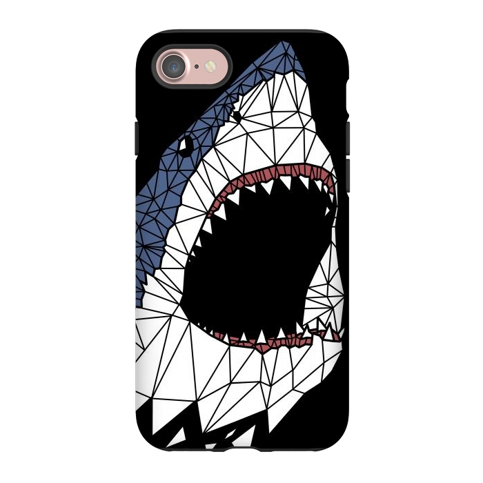 iPhone 7 StrongFit Geometric Shark by Alberto