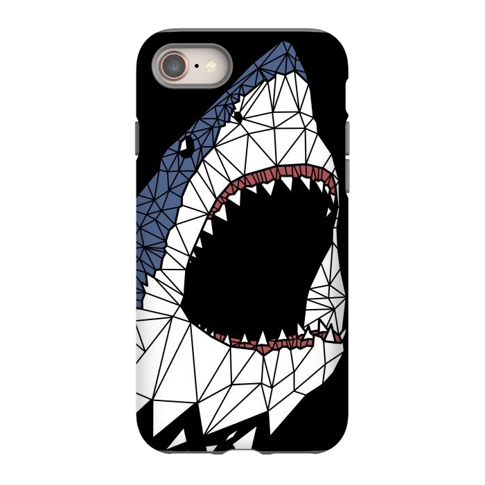 iPhone 8 StrongFit Geometric Shark by Alberto