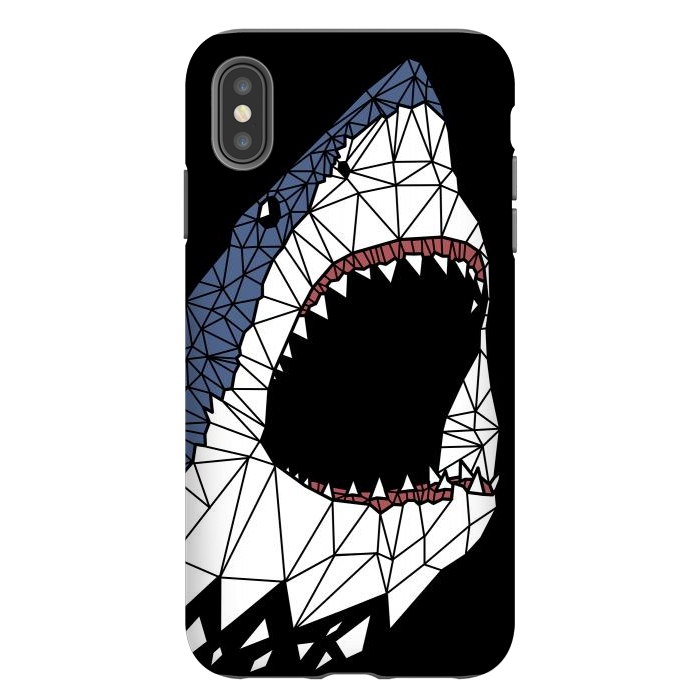 iPhone Xs Max StrongFit Geometric Shark by Alberto
