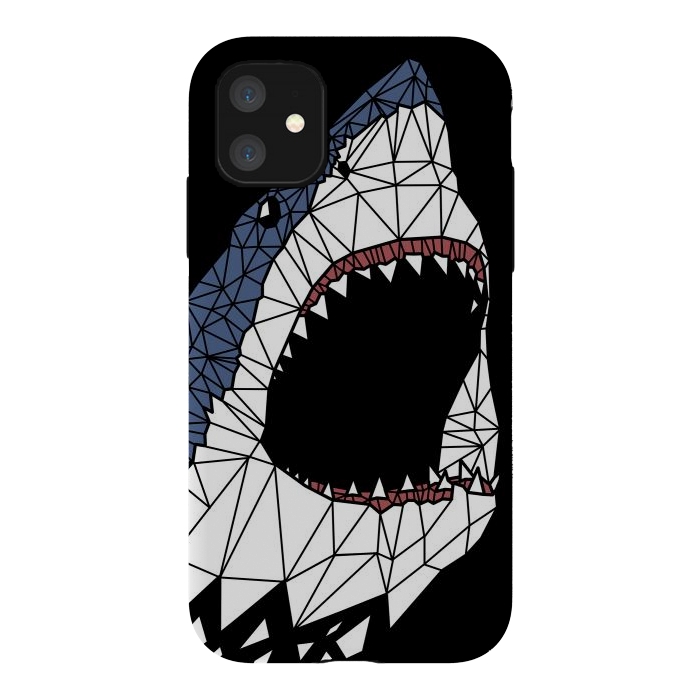 iPhone 11 StrongFit Geometric Shark by Alberto